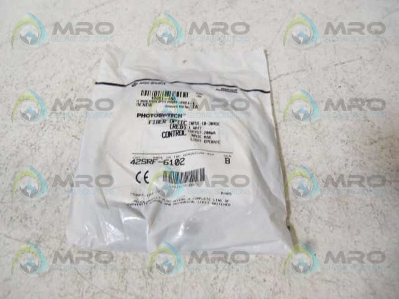 ALLEN BRADLEY 42SRF-6102 SER. B FIBER OPTIC PHOTOSWITCH * NEW IN FACTORY BAG *
