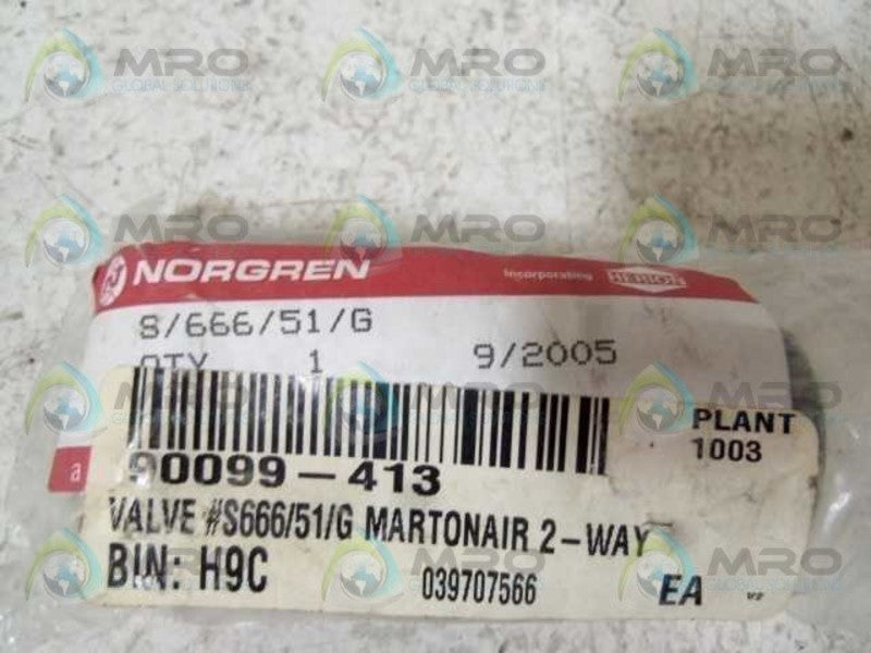 NORGREN S/666/51/G SPRING BUTTON  NSMP