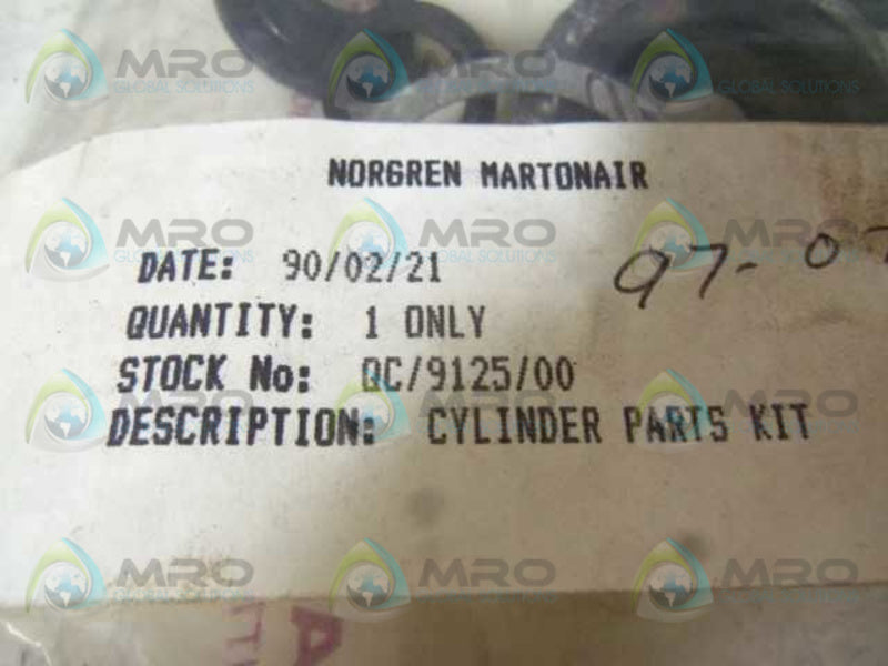 NORGREN QC/9125/00 PNEUMATIC SEAL KIT  NSMP