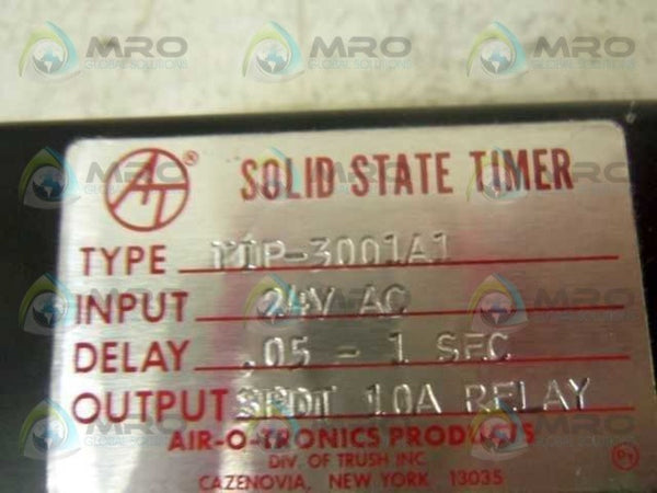 AIR-O-TRONICS TIP-3001A1 SOLID STATE TIMER .05-1 SEC  NSNP