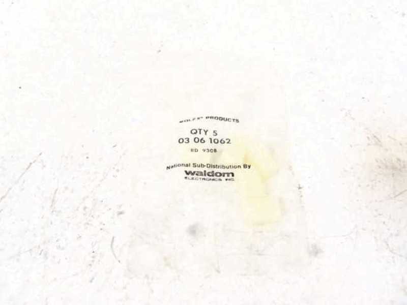 LOT OF 5 WALDOM 03 06 1062 NSMP