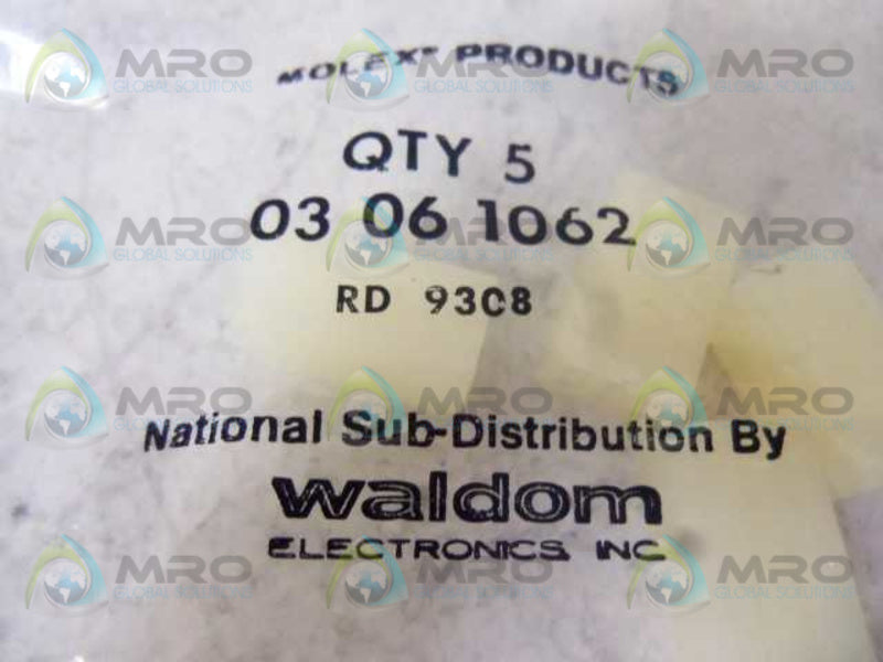 LOT OF 5 WALDOM 03 06 1062 NSMP