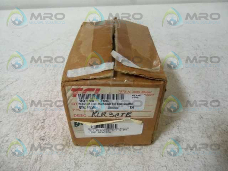 TCI KLR3CTB THREE PHASE LINE REACTOR  NSMP