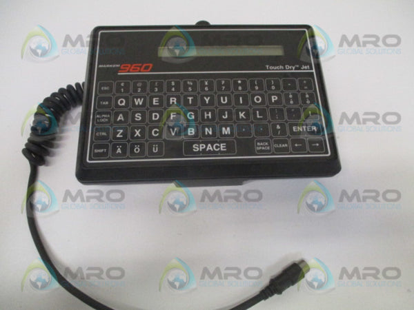 MARKEM 960 TOUCH DRY JET MAR501B-001 KEYBOARD TOUCH PAD  NSNP