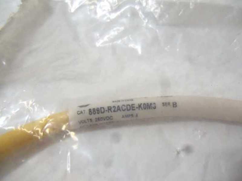 INDUSTRIAL SPARE PART 889D-R2ACDE-K0M3 SER. B QD CORDSET  NSMP