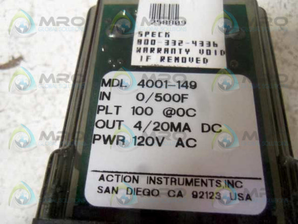 ACTION PAK 4001-149  UNMP