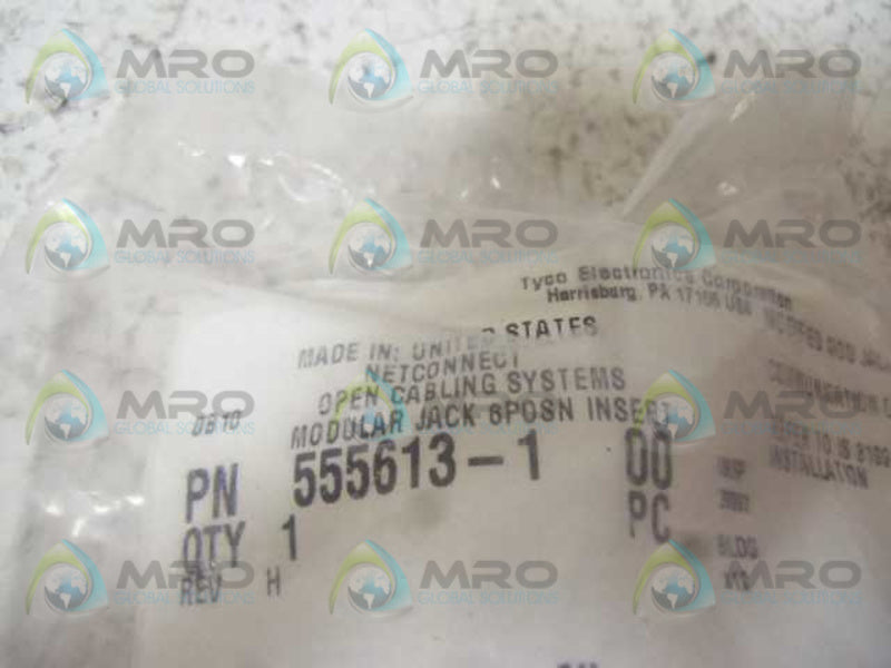 TYCO 555613-1 MODULAR JACK  NSMP