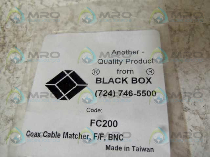 BLACK BOX FC200 RACCORD COAX CABLE (PKG OF 5)  NSMP