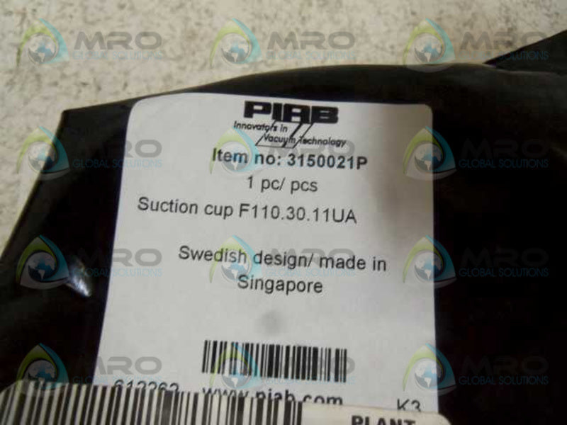 PIAB 3150021P F110.30.11UA * NEW IN ORIGINAL PACKAGE *