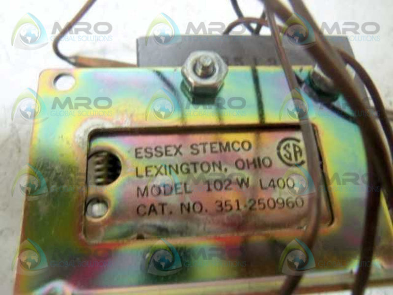 ESSEX STEMCO 102W THERMOSTAT 351-250960  NSNP