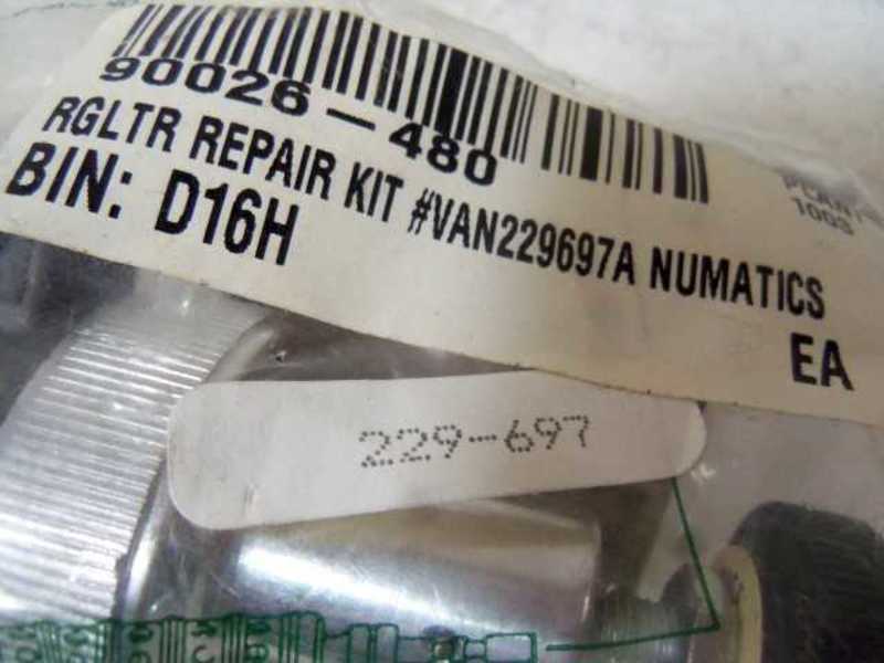 NUMATICS 229-697 PRESSURE REGULATOR REPLACEMENT  NSMP