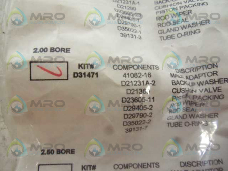 HANNA CORPORATION T-750 D31471 2.00 BORE  NSMP