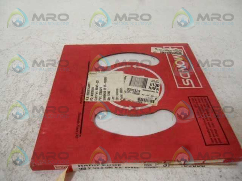 SIMONDS 37-139000 HARD EDGE 100 X 1/4 X 025 X 6 SABRE  NSMP