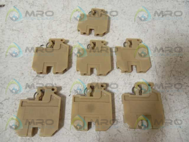 LOT OF 7 WEIDMULLER SAK2,5 TERMINAL BLOCK *NEW NO BOX*