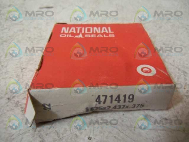 NATIONAL 471419 OIL SEAL 1.625x2.437x.375  NSMP