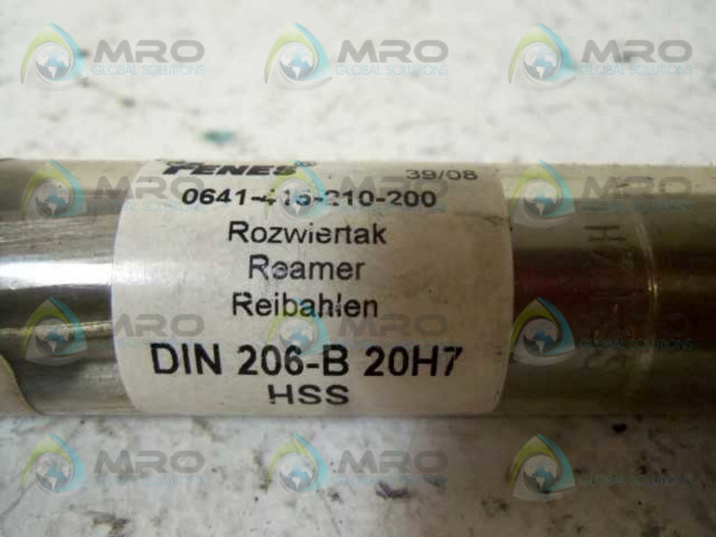 FENES DIN 206-B 20H7 HSS  NSMP