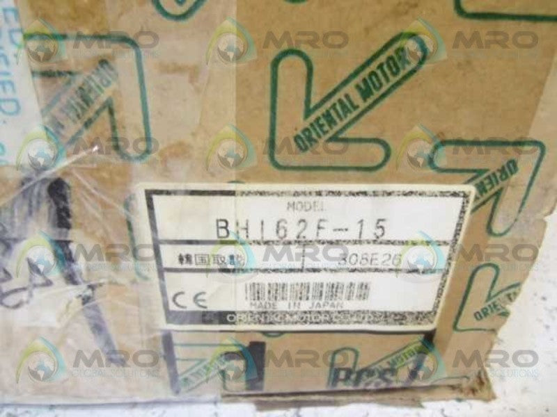 ORIENTAL MOTOR BHI62F-15 INDUCTION MOTOR  NSMP