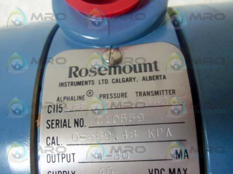 ROSEMOUNT C1151GP6E22P1D3B2CE PRESSURE TRANSMITTER  NSMP