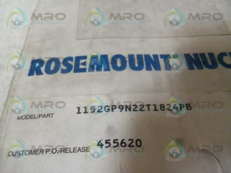 ROSEMOUNT 1152GP9N22T1824PB PRESSURE TRANSMITTER NUCLEAR  NSMP