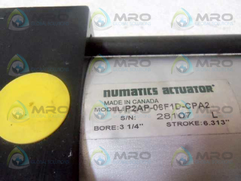 NUMATICS P2AP-06F1D-CPA2 CYLINDER 3-1/4" BORE  NSNP