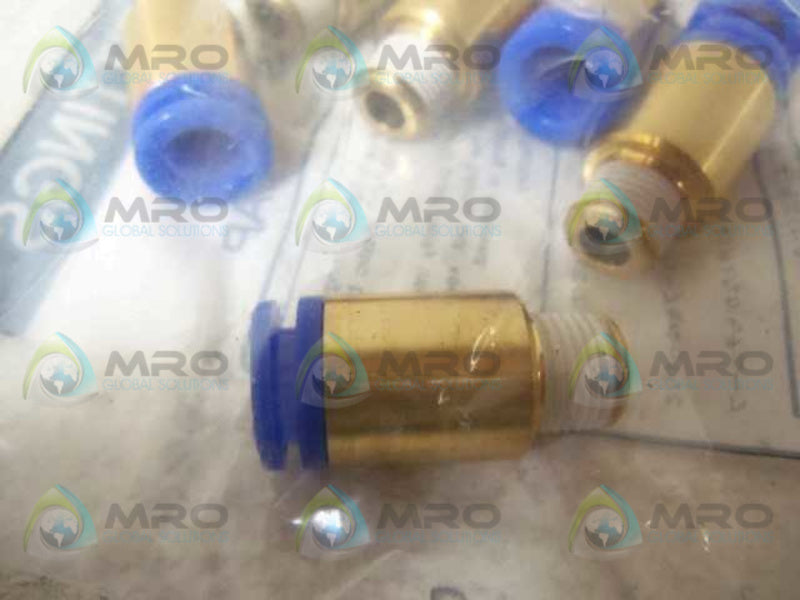 LOT OF 10 SMC KQS08-01S CONNECTOR * NEW IN FACTORY BAG *