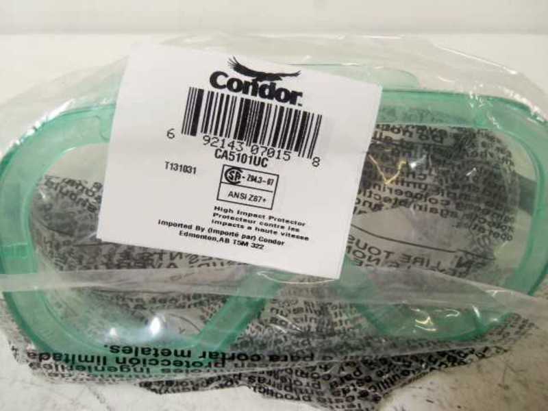 LOT OF 3 CONDOR CA5101UC EYE PROTECTION *NEW NO BOX*