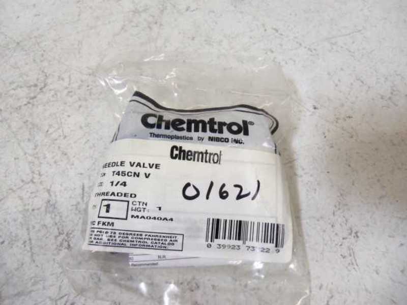 CHEMTROL T45CN-V NEEDLE VALVE * NEW IN FACTORY BAG *