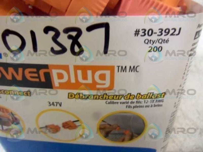 LOT OF 200 IDEAL #30-392J POWER PLUG *NEW IN BOX*