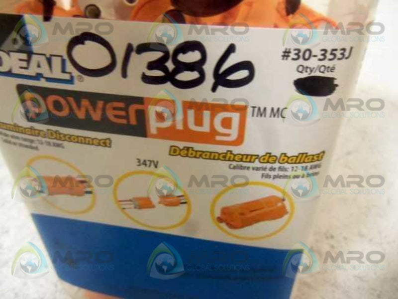 LOT OF 131 IDEAL #30-353J POWER PLUG *NEW IN BOX*