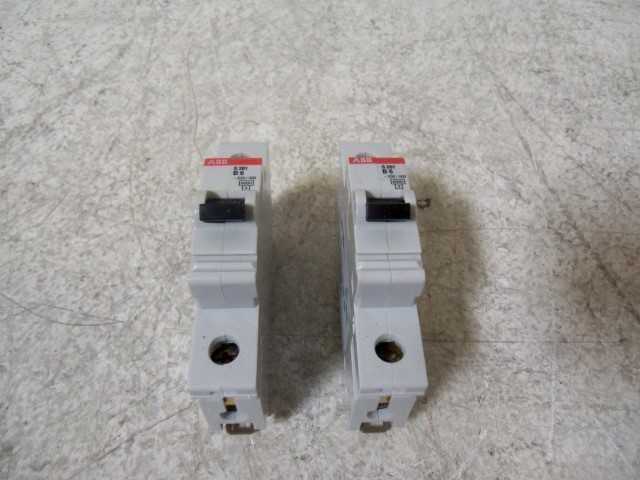 LOT OF 2 ABB S 261 B 6 CIRCUIT BREAKER *NEW NO BOX*