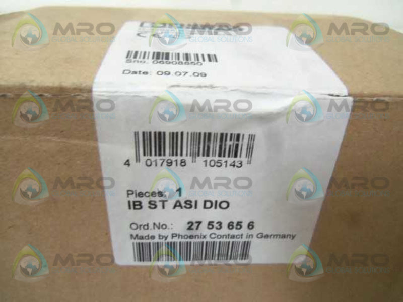 PHOENIX CONTACT IB ST ASI DIO INTERBUS 27 53 65 6 * FACTORY SEALED *