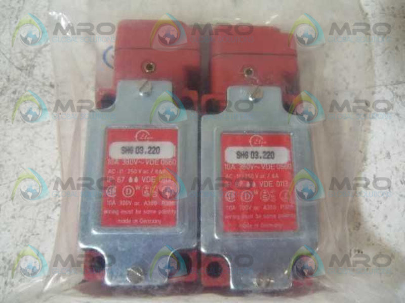 LOT OF 2 ELAN SHG 03.220 LIMIT SWITCH 10A 360V VDE 0660 *NEW NO BOX*