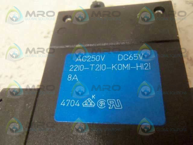 LOT OF 3 ETA 2210-T210-K0M1-H121 CIRCUIT BREAKER 8A *NEW NO BOX*