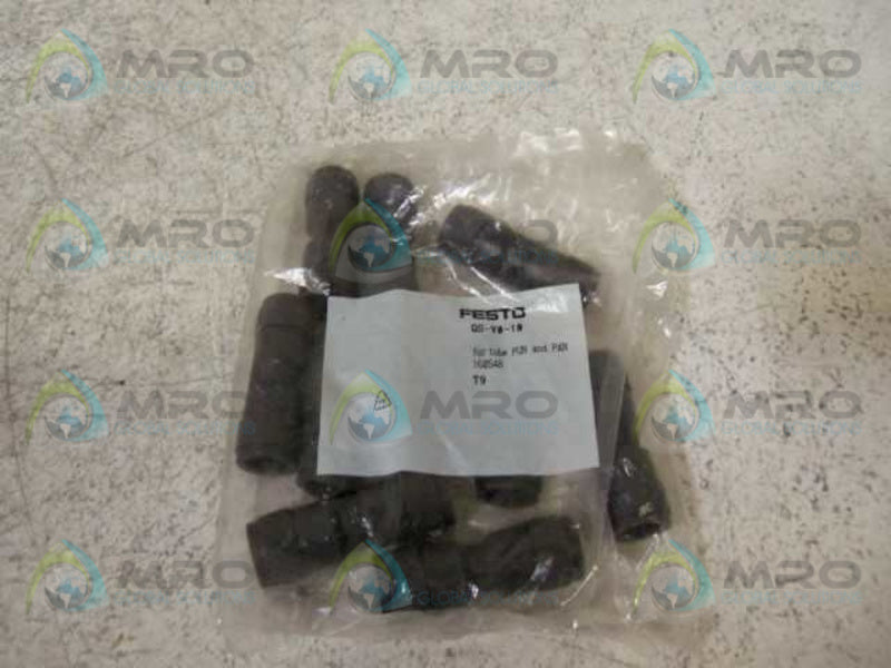 LOT OF 10 FESTO QS-V0-10 CONNECTOR *NEW IN FACTORY BAG*