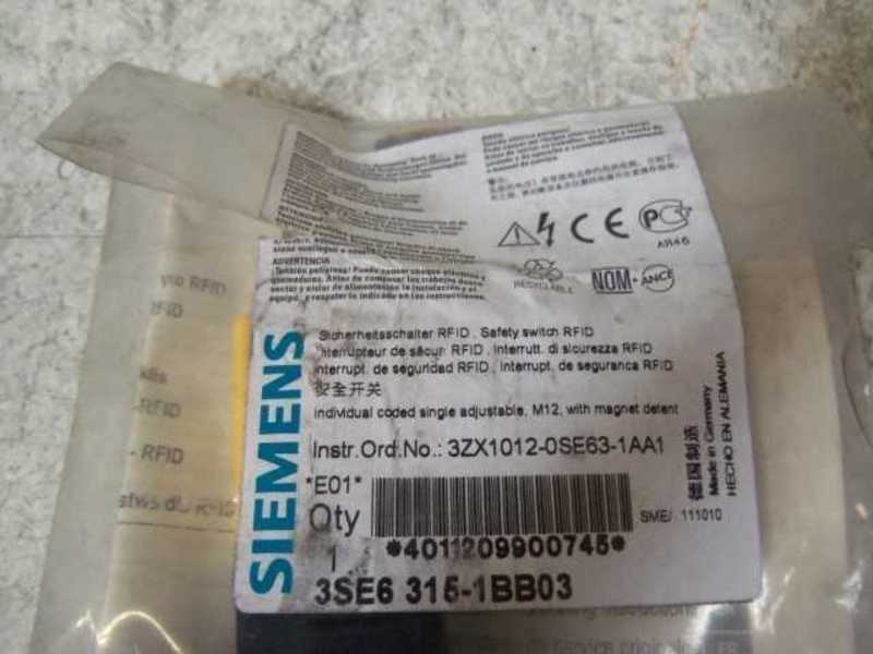 SIEMENS 3SE6 315-1BB03 SAFETY SWITCH * FACTORY SEALED *