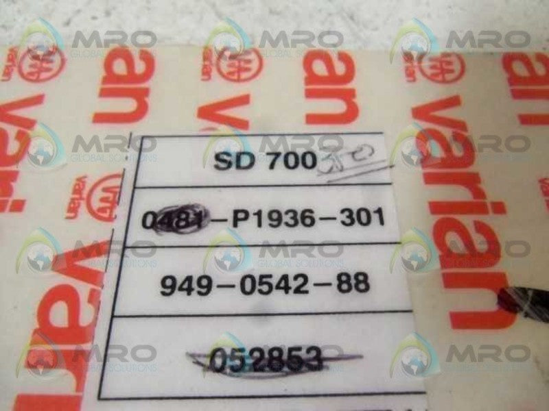 VARIAN 949-0542 GASKETS KIT 0481-P1936-301 * NEW IN FACTORY BAG *