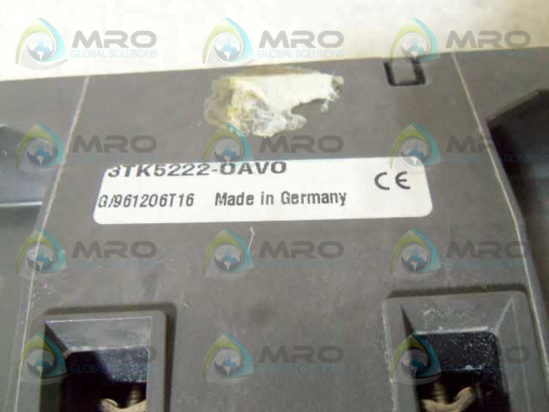 Siemens 3TK52220AV0 NSFP ** GENUINE ** Furnas 3TK5222 0AV0