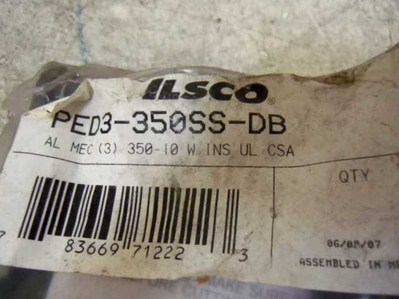ILSCO PED3-350SS-DB * NEW IN FACTORY BAG *