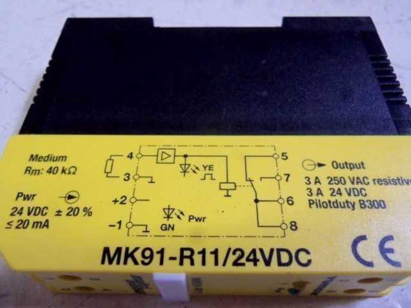TURCK MK91-R11/24VDC SAFETY MODULE  UNMP