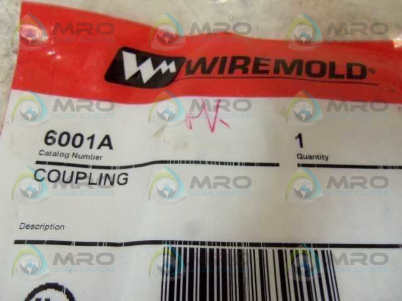 LOT OF 3 WIREMOLD 6001A COUPLING *NEW IN FACTORY BAG*