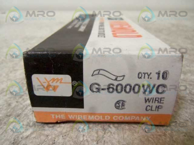 LOT OF 10 WIREMOLD G-6000WC WIRE CLIP *NEW IN BOX*