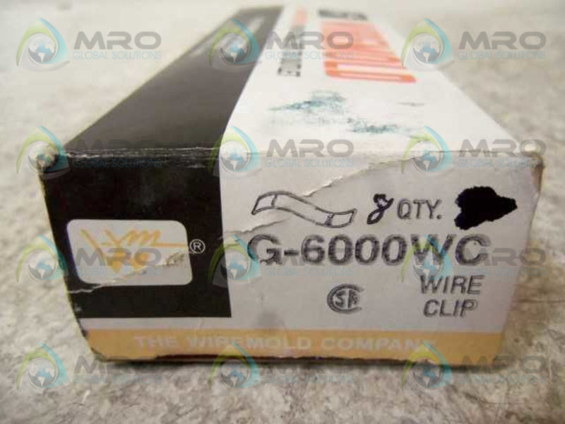 LOT OF 8 WIREMOLD G-6000WC WIRE CLIP *NEW IN BOX*