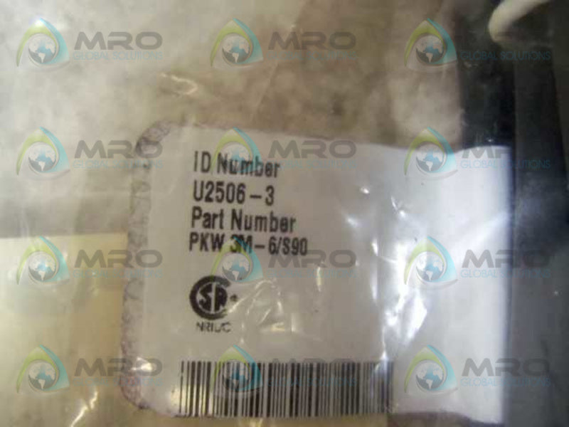 TURCK PKW3M-6/S90 CORDSET * NEW IN FACTORY BAG *