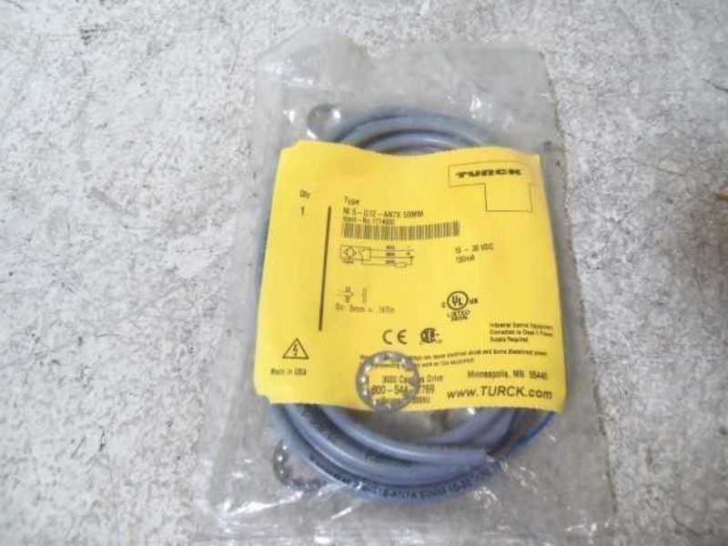 TURCK NI 5-G12-AN7X 50MM PROXIMITY SWITCH * NEW IN FACTORY BAG *