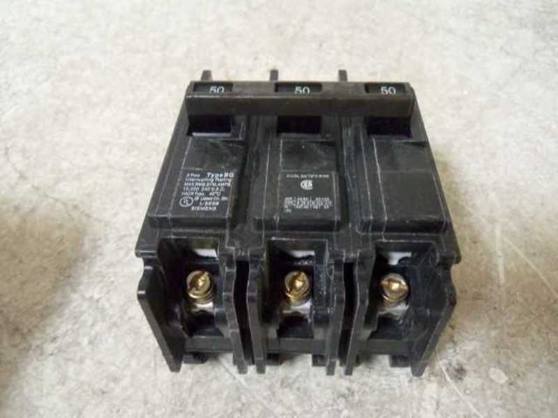 LOT OF 2 SIEMENS BQ3B050 CIRCUIT BREAKER 50A *NEW IN BOX*