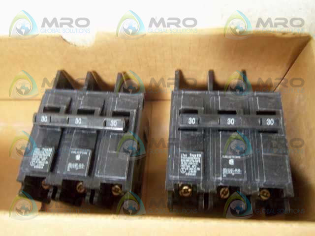 LOT OF 2 SIEMENS BQ3B030 CIRCUIT BREAKER 30A *NEW IN BOX*
