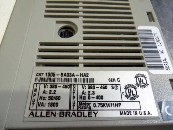 ALLEN BRADLEY 1305-BA03A-HA2 SER. C  UNMP