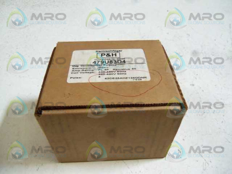 HARNISCHFEGER P&H 479U83D4 MAGNETIC CONTACTOR  NSMP