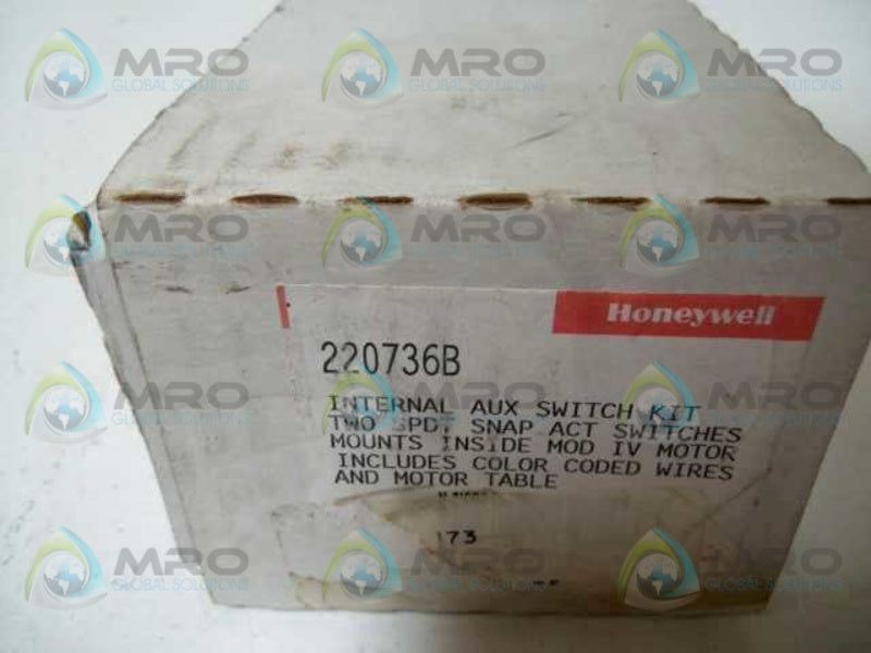 HONEYWELL 220736B INTERNAL AUXILLARY SWITCH KIT * NEW IN BOX *