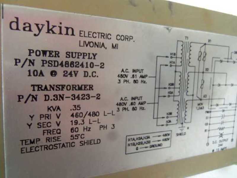 DAYKIN PSD4862410-2 POWER SUPPLY * NEW NO BOX *